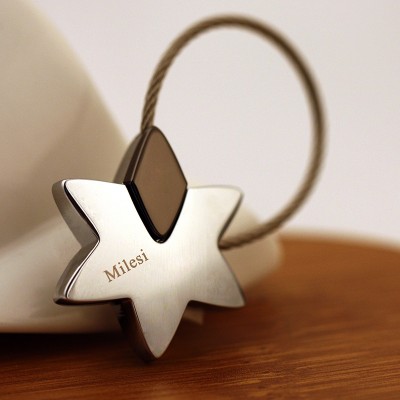 Millars stars Keychain car key chain key ring and key ring pendant.