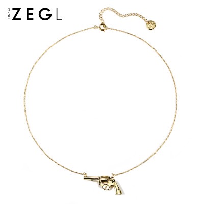 ZENGLIU Korea accessories all-match chain necklace pendant and simple personality female clavicle trendsetter neck ornaments