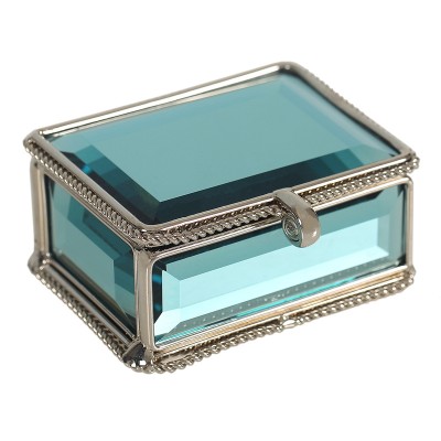 Rings, bracelets, earrings boxes, princesses, European fashion, Korean fashion, wedding glass jewelry boxes, girlfriends birthday gifts