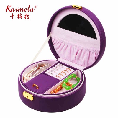 European South Korea jewelry box Princess portable cosmetic jewelry box cassette lock wedding birthday gift
