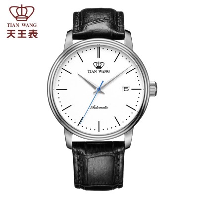 Pop mechanical watch men's watch men belt waterproof watch fashion simple recreational watch of wrist of 5914 students