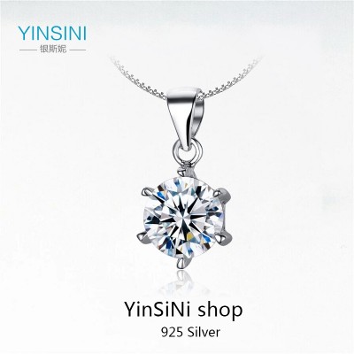 S925 Sterling Silver Princess Crown Necklace, female minimalist collarbone chain pendant, student girlfriend, Valentine's Day gift