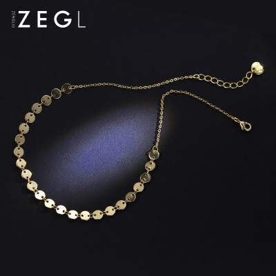 ZENGLIU neck jewelry, neck belt necklace, female clavicle chain short, simple neck neck chain, Europe and America Choker Necklace