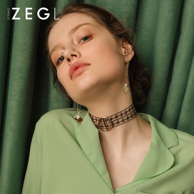 Europe and the United States chocker collar female simple short neck Necklace Necklace clavicle accessories jewelry neck strap