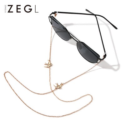 Retro glasses chain hanging pendant jewelry pendant Korea female neck simple personality trendsetter accessories chain