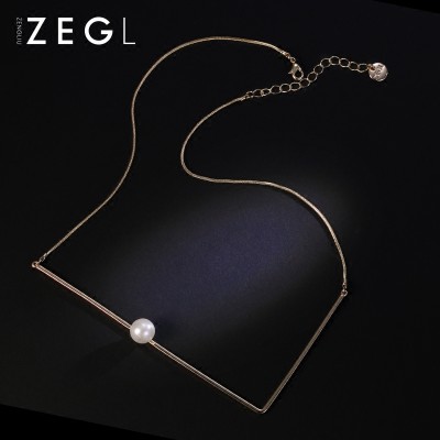 ZENGLIU Korea Necklace collar neck jewelry necklace chain simple clavicle female all-match collar clothing accessories