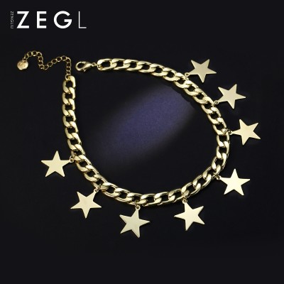 Neck Jewelry Necklace Choker short chain female stars tide clavicle simple accessories necklace collar