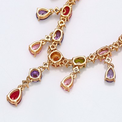 European luxury fashion necklace pendant gilded short clavicle collocation dinner chain