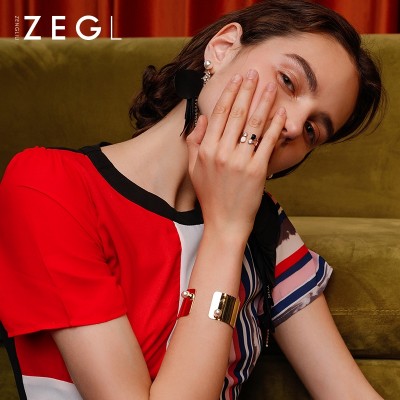 ZENGLIU fashion personality wide bracelet Jewelry simple Korean female trendsetter Bracelet openings domineering jewelry lovers