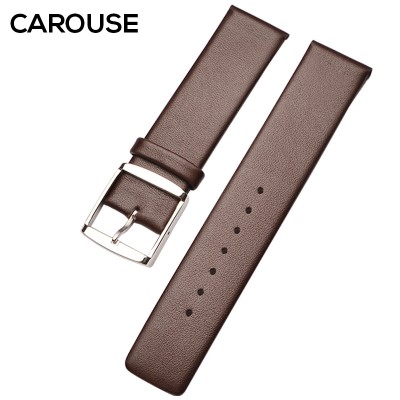 Watch strap, men & women leather watch, lead layer, leather, slim buckle, watch chain, CK Longines