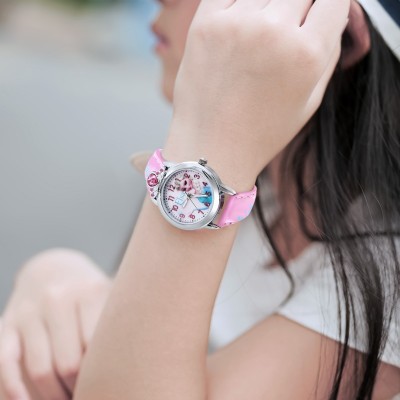 Disney children watch girls ice colors aisha princess Sophia pupils watch girls quartz watch