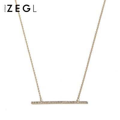 All-match female short chain necklace pendant clavicle sweater chain simple accessories necklace