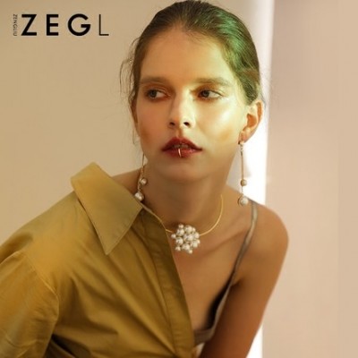 Neck collar female jewelry Korea short neck strap Harajuku Faux Pearl Collar Necklace all-match clavicle