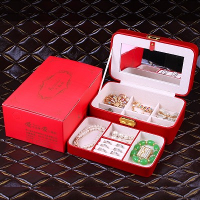 Casket Princess European style hand box, rings, studs, earrings, locks, jewelry boxes, wedding gifts