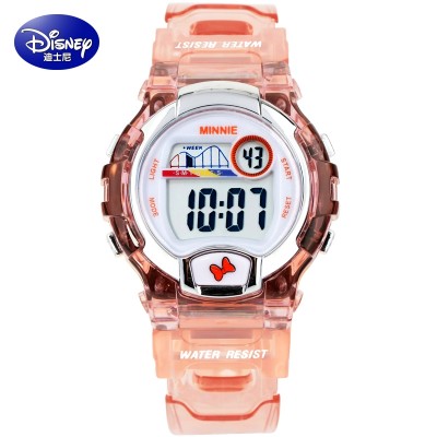 Disney children watch the boys and girls students electronic luminous water-resistant mickey boy outdoor activity