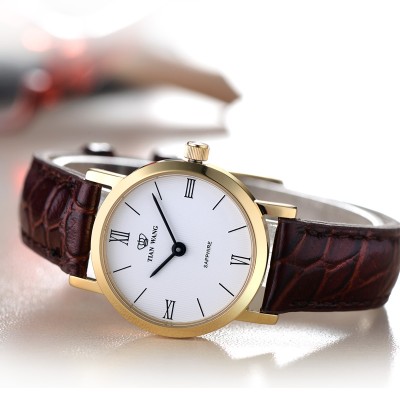 Hot style pop table for women Ms leisure belt couple table watch quartz watch female LS3612