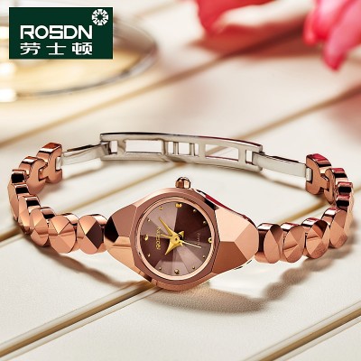 Rausch watch women Ms tungsten steel watch fashionable bracelet wrist watch female table quartz watch is waterproof