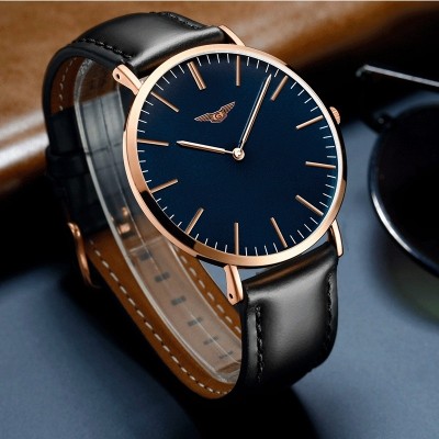 Crown jean watch male young men and women lovers table fine steel belt is waterproof ultra-thin quartz watch fashion contracted large dial