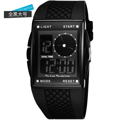 Personality men square junior high school students watch digital watch men's watch waterproof outdoor activity female teenage children