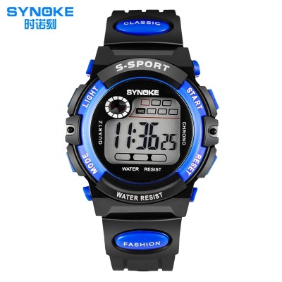 Carved children watch waterproof luminous boys and girls, at pupil boy girl multi-functional sports digital watches