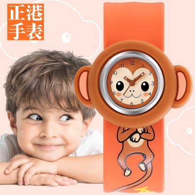 Children elementary school students applauded watch ring girl 2, 3, cute girl boy baby baby toy cartoon waterproof