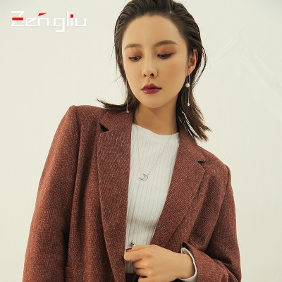 Contracted joker long sweater chain Women in South Korea leaves clavicle necklace to restore ancient ways the pendant adornment necklace in Europe and America