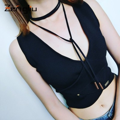 South Korea necklace collar adornment necklace female with the clavicle chain wear clothes black neck rope neck with neck