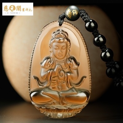 Keats yuan pavilion medallion rooster snake pendant of ice age bao obsidian Shi Shengxiao this life Buddha statue of manjusri bodhisattva