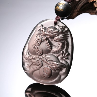 Medallion rooster amulet jewelry obsidian Snake is protected, Pendant 2017 chickens benmingnian mascot