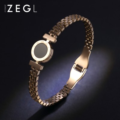 Jewelry Bracelet female rose gold plated 18K Bracelet titanium jewelry lovers simple Korean trendsetter