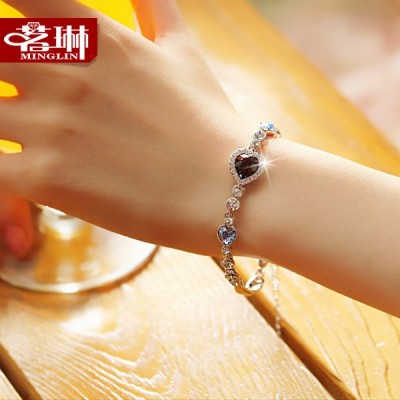 SWAROVSKI crystal love bracelet, Tanabata Valentine's Day gift to his girlfriend, lover