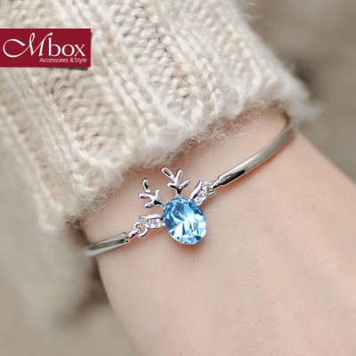 Mbox Bracelet Korean day, Korean version using SWAROVSKI crystal bracelet, student bracelet with jewelry