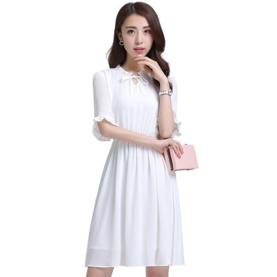 Song rabbit chiffon dress women summer  new thin Korean students in small fresh floral skirt dress