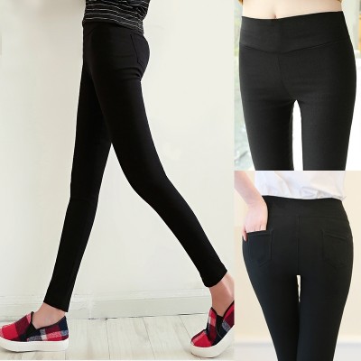 Nanjiren Leggings Pants  new wear thin thin Korean nine spring and summer all-match black feet