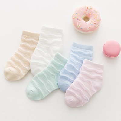 Children socks summer thin cotton baby, newborn socks, 1-3-5-7-9 year old boy, girl baby, boat socks
