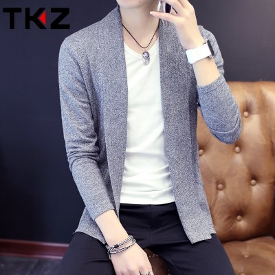  spring and autumn Korean men thin sweater sweater cardigan sweater coat young men tide