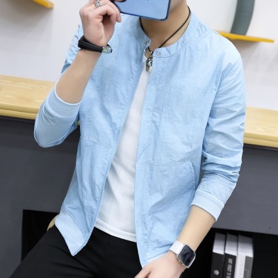 Sun clothing, men's Korean version, summer  new style slim men's jacket, coat thin tide