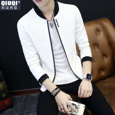 Summer,  new men's jacket, thin style, leisure, self-cultivation, Korean version, coat, men's trend, spring and autumn sun clothing