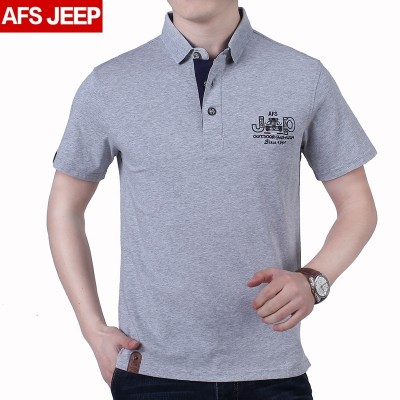 AFS JEEP short sleeve t-shirt men's wear,  summer turndown, cotton men's shirts, T-Shirts, T-Shirts, polo shirts