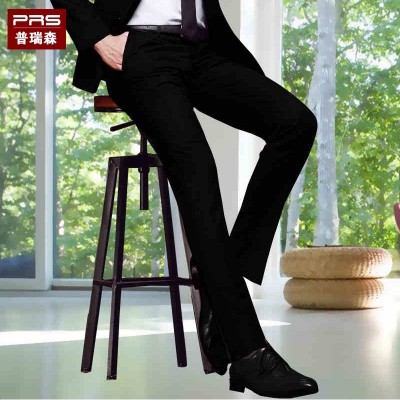 Men's trousers summer slim thin business casual loose young black suit dress pants long occupation
