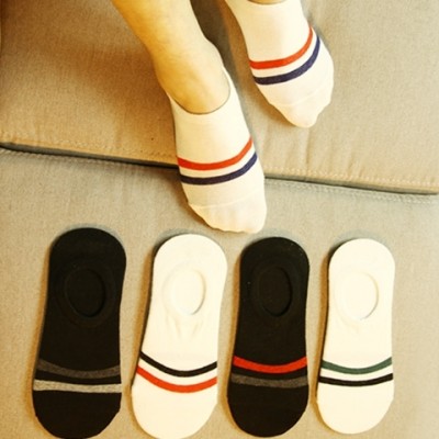 Male socks socks ship pure cotton socks invisible shallow mouth thin summer summer sports help low silicon gel deodorant