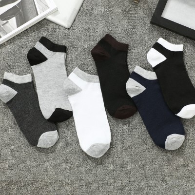 Men's socks socks in spring and summer, thin low boat socks socks sweat deodorant shallow mouth contact short tube sports socks