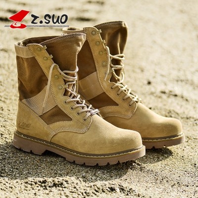 Ropedancing leather boots Martin male summer desert boots high boots Bangjun outdoor boots boots size male female fashion