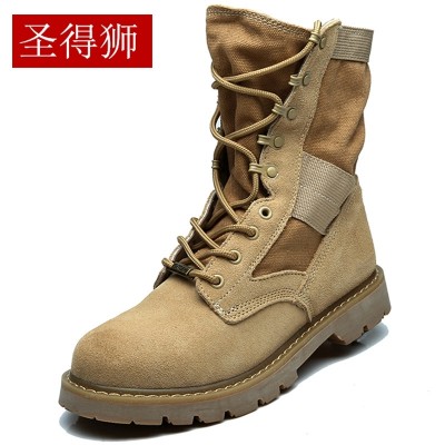 The spring and summer boots desert boots boots male commando shoes fashion Martin boots boots children