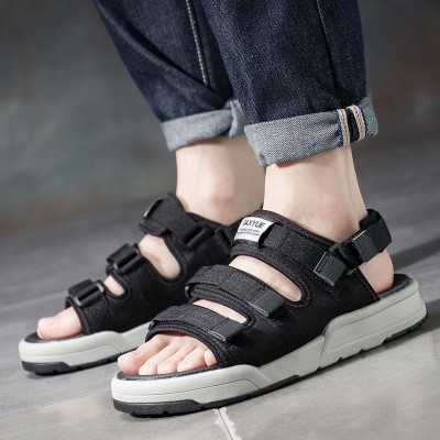 Sandals, men's beach shoes,  new student sports, summer leisure port wind, Korean couple, cool tow, dual-use