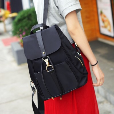 Ladies backpack bag bag  Korean fashion personality all-match new tide Oxford nylon canvas Backpack