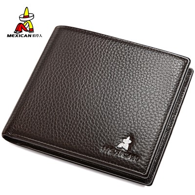 The scarecrow man short leather wallet wallet card package wallet leather wallet business cross section of young men