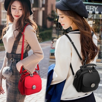 Small bag  new handbag handbag on the Korean tide simple single shoulder bag all-match backpack Backpack