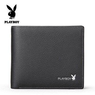 Men's Leather Wallet dandy short youth soft sheepskin Cross Section Thin Wallet Money tide students