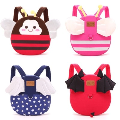 Kindergarten bags, children's bags, 1-3-5 years old insects, male and female children's shoulder bag, baby anti lost Backpack